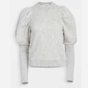 Ulla Johnson Philo Sweatshirt Gray Size Small